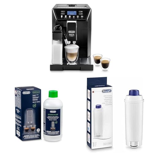 De'Longhi Eletta Evo ECAM 46.860.B Kaffeevollautomat mit LatteCrema Milchsystem + Original EcoDecalk DLSC 500 Entkalker Wasserfilter DLSC002 De'Longhi Eletta Evo ECAM 46.860.B Kaffeevollautomat mit LatteCrema Milchsystem + Original EcoDecalk DLSC 500 Entkalker Wasserfilter DLSC002 von De'Longhi