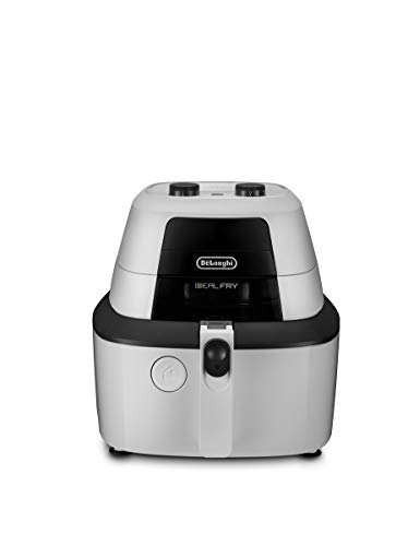 De'Longhi Heißluftfritteuse IdealFry FH2133 Multicooker mit 4-in-1 Funktion, auch zum Brotbacken, 1600 Watt, weiß von De'Longhi