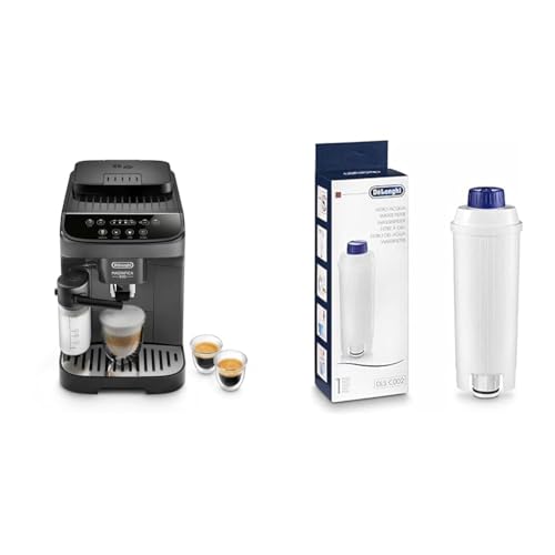 De'Longhi Magnifica Evo ECAM292.52.GB, Kaffeevollautomat mit Milchsystem Original Wasserfilter DLSC002 von De'Longhi