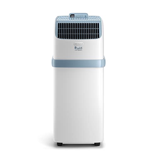 De'Longhi Pinguino Compact ES72 YOUNG, Mobiles Klimagerät, 8.300 BTU/h, für Räume bis zu 60m3, Entfeuchtungsfunktion, 24-Stunden-Timer, Energieeffizienzklasse A, Weiß von De'Longhi