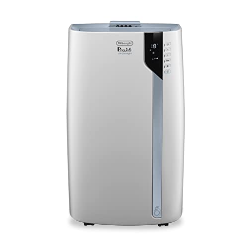 De'Longhi Pinguino PAC EX UV-Carelight, Mobile Klimaanlage mit EcoRealFeel-Technologie für Räume bis zu 120 m³, 13.000 BTU/h, 3,3 kW, 64 dB, Entfeuchtungsfunktion, Energieeffizienzklasse A, Weiß von De'Longhi