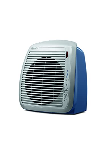 De'Longhi Verticale Young HVY1020 GYBL Heizlüfter, Anti-Frost-Funktion, Sicherheitsthermostat, IP21-Tropfschutz, Räume bis zu 60 m3, 2000 W, Grau/Blau De'Longhi Verticale Young HVY1020 GYBL Heizlüfter, Anti-Frost-Funktion, Sicherheitsthermostat, IP21-Tropfschutz, Räume bis zu 60 m3, 2000 W, Grau/Blau von De'Longhi
