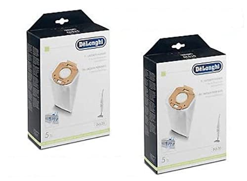 DeLonghi - 10 Original-Filterbeutel aus Mikrofaser, für Staubsauger Colombina Class 2.0 XLF XLD von De'Longhi