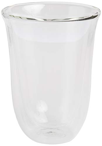 Delonghi 5513214611 Kaffeeglas Transparent 2 Stück(E) 220 Ml - Kaffeegläser (Transparent, Glas, 2 Stück(E), Klar, 220 Ml, 117 Mm) von De'Longhi