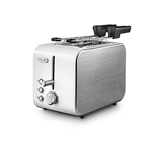TOSTAPANE 550W 2SCOMP.RACCOGLI BRICIOLE BIANCO von De'Longhi