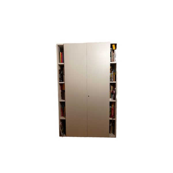 Bücherregal mit ausziehbarem Bett weiß, De Rosso von De Rosso