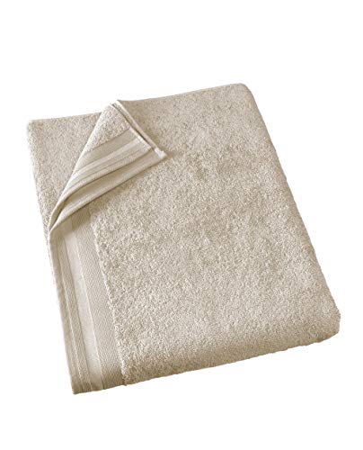 De Witte Lietaer Contessa Luxe Badetuch, Baumwolle, Beige, 100 x 150 cm von De Witte Lietaer