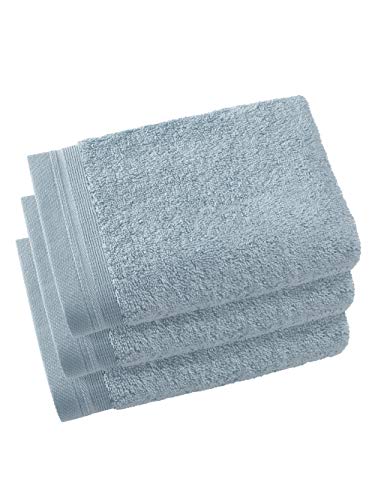 De Witte Lietaer Contessa Luxe Gästehandtücher, Baumwolle, 40 x 60 cm, Eisblau, 3 Stück De Witte Lietaer Contessa Luxe Gästehandtücher, Baumwolle, 40 x 60 cm, Eisblau, 3 Stück von De Witte Lietaer