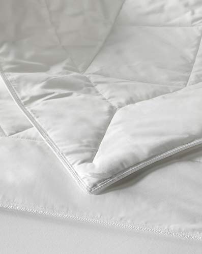 De Witte Lietaer Doodle Sommer-Bettdecke, Bezug und Füllung aus Baumwolle, weiß, 200 x 220 cm von De Witte Lietaer