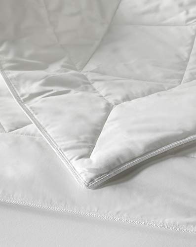 De Witte Lietaer Doodle Sommer-Bettdecke, Bezug und Füllung aus Baumwolle, weiß, 240 x 220 cm von De Witte Lietaer