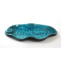 Buffalo Native Räucherkerzenhalter-Schmuckhalter-Altar Keramik von DeBaunFineCeramics
