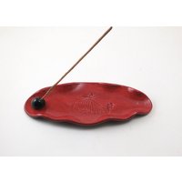 Wikinger-Asatru-Schiff Räucherstäbchenhalter-Kerzenhalter-Altar von DeBaunFineCeramics
