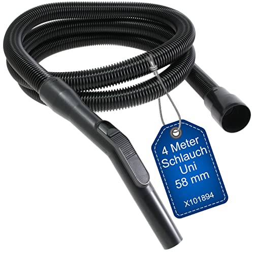 4 Meter Saugschlauch 32 mm Schlauch kompatibel mit Nilfisk, Wap, Alto, Kärcher, Makita, Fein, Festo, Festool, Stihl, Bosch, Einhell, TopCraft (Aldi), Parkside (Lidl), Würth, Hilti, Starmix, Flex von DeClean