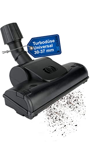 DeClean Universal Bodendüse Turbodüse mit rotierenden Bürste 30-37mm Rohranschluß kompatibel mit Staubsauger von Alaska von DeClean