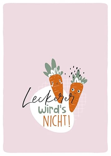 DeCoArt... 1 Geschirr-Handtuch Leckerer wirds Nicht! ca 50 x 70 cm 100% Baumwolle Geschirrhandtuch von DeCoArt... by Kathrin Friedenstab-Maschner