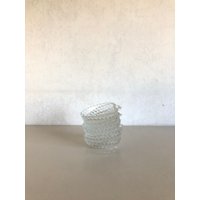 6 Erdbeergerichte - Glas Schüsseln Schön in Form Einer Erdbeere Jahrgang von DeGroteVerzamelaar
