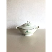 Schöne Suppe Terrine Von Tielsch Altwasser Deutschland - Porzellan Vintage Dekoration Schöne Blumen von DeGroteVerzamelaar