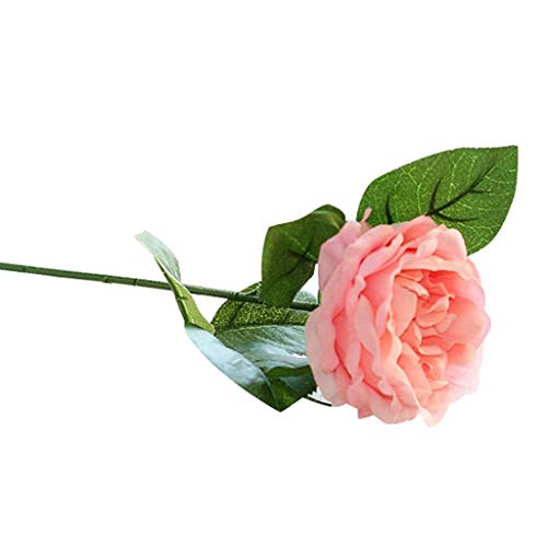 Künstliche Blumen Künstlich Blumenstrauß Dekoration Kunstblumen Unechte Blumen Deko Rose Blumendeko Zimmer Deko Wohnzimmer Hochzeitsdeko Geschenke für Mama Freundin von DeHolifer