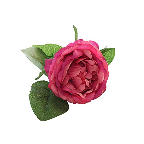 Künstliche Blumen Künstlich Blumenstrauß Dekoration Kunstblumen Unechte Blumen Deko Rose Blumendeko Zimmer Deko Wohnzimmer Hochzeitsdeko Geschenke für Mama Freundin von DeHolifer