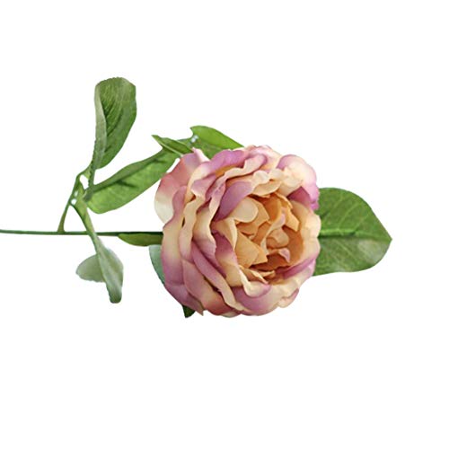 Künstliche Blumen Künstlich Blumenstrauß Dekoration Kunstblumen Unechte Blumen Deko Rose Blumendeko Zimmer Deko Wohnzimmer Hochzeitsdeko Geschenke für Mama Freundin von DeHolifer