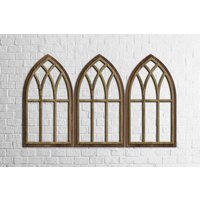Dom Fensterrahmen, Kirche Fenster Wand Dekor, Oversized Fenster, Fensterrahmen Dekor, Bauernhaus Holz Bogen von DeKrasStore