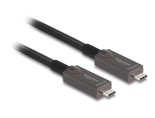 84179 - Aktives Optisches USB-C Video + Daten + PD Kabel 15 m von DeLOCK