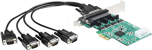 DELOCK PCI Express Karte > 4 x Seriell RS-232 High Speed 921K mit Spannungsversorgung von DeLOCK