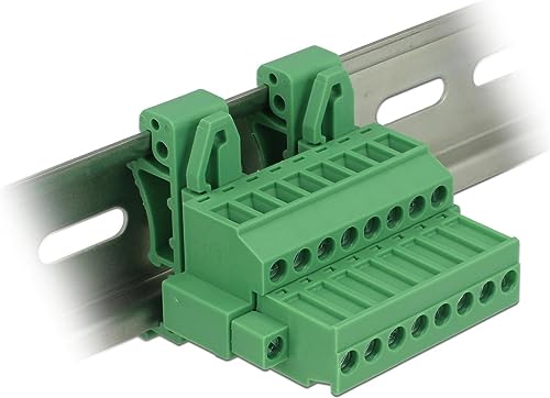 DELOCK Terminalblock Set für Hutschienen 8 Pin mit Schraubverriegelung DELOCK Terminalblock Set für Hutschienen 8 Pin mit Schraubverriegelung von DeLOCK