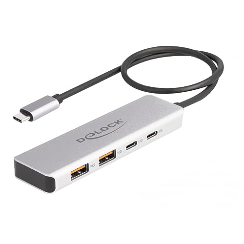 DeLOCK 64230 - USB 10 Gbps USB Type-C Hub mit 2 x USB Typ-A und 2 x USB Type-C mit 35 von DeLOCK