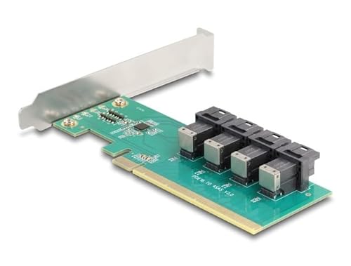 DeLOCK Express x16 Card to 4 x internal SFF-8643 NVMe - Bifurcation - Low Profile Form Factor DeLOCK Express x16 Card to 4 x internal SFF-8643 NVMe - Bifurcation - Low Profile Form Factor von DeLOCK