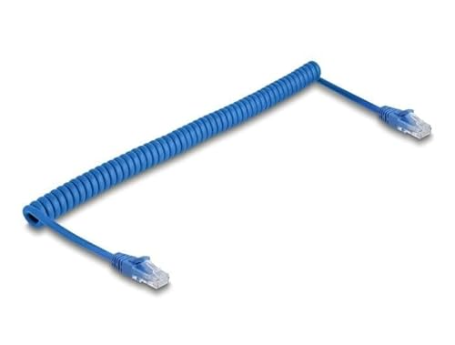 DeLOCK RJ45 Spiralkabel Stecker zu Stecker Cat.6 UTP 0,8 m DeLOCK RJ45 Spiralkabel Stecker zu Stecker Cat.6 UTP 0,8 m von DeLOCK