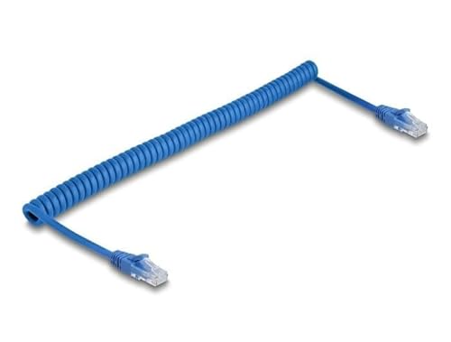 DeLOCK RJ45 Spiralkabel Stecker zu Stecker Cat.6UTP 1,3-3,3m DeLOCK RJ45 Spiralkabel Stecker zu Stecker Cat.6UTP 1,3-3,3m von DeLOCK