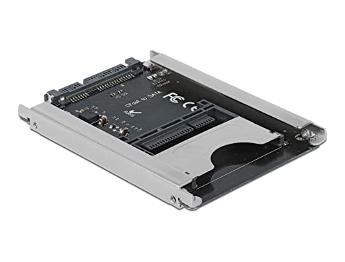DeLock 2.5″ SATA Card Reader für CFast Speicherkarten,SATA 22 Pin Schnittstelle,SATA 6 Gb/s 22 Pin Stecker,Bootfähig,Unterstützt S.M.A.R.T,Unterstützt Trim von DeLOCK