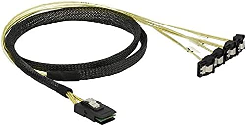 DeLock 85687 Kabelschnittstellen-/Adapter 1 x Mini SAS SFF-8087 4 x SATA 7 pin Schwarz - Gelb DeLock 85687 Kabelschnittstellen-/Adapter 1 x Mini SAS SFF-8087 4 x SATA 7 pin Schwarz - Gelb von DeLOCK