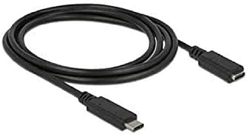 DeLock Kab USB3.1 C> USB Type-C Buchse Verlängerung 1.5 m Schwarz - Kabel - Digital/Daten, 85534 DeLock Kab USB3.1 C> USB Type-C Buchse Verlängerung 1.5 m Schwarz - Kabel - Digital/Daten, 85534 von DeLOCK