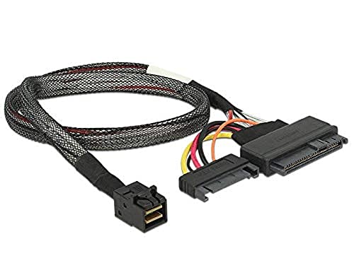 DeLock Kabel SFF-8643 Stecker > U.2 SFF-8639 Stecker + SATA Strombuchse 50 cm DeLock Kabel SFF-8643 Stecker > U.2 SFF-8639 Stecker + SATA Strombuchse 50 cm von DeLOCK