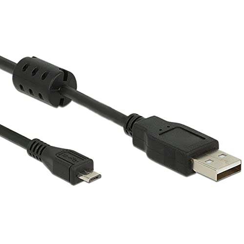 DeLock Kabel USB 2.0 Typ-A Stecker > USB 2.0 Micro-B Stecker 1,0 m schwarz von DeLOCK