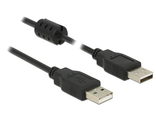 DeLock Kabel USB 2.0 Typ-A Stecker > USB 2.0 Typ-A Stecker 0,5 m schwarz von DeLOCK