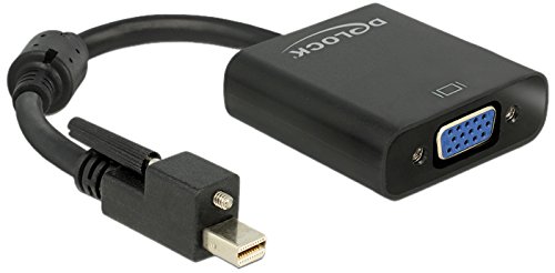 Delock 62641 Adapter Mini Displayport 1.2 Stecker mit Schraube zu VGA Buchse schwarz Delock 62641 Adapter Mini Displayport 1.2 Stecker mit Schraube zu VGA Buchse schwarz von DeLOCK