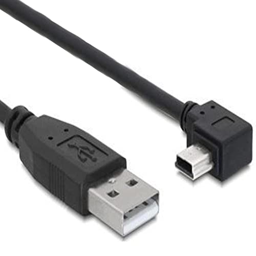 Delock 82681 Cable USB 2.0 A - Mini-USB B 1M ACODADO Negro von DeLOCK