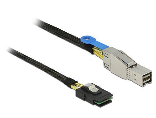 Delock 83616 Kabel, SAS HD auf Mini SAS, 1m schwarz Delock 83616 Kabel, SAS HD auf Mini SAS, 1m schwarz von DeLOCK