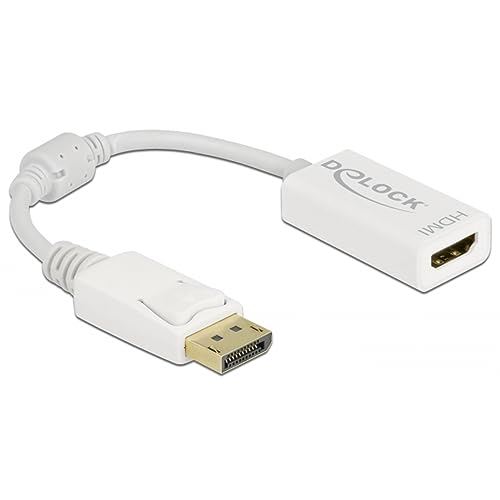 Delock Adapter DisplayPort 1.1 Stecker zu HDMI Buchse Passiv weiß Delock Adapter DisplayPort 1.1 Stecker zu HDMI Buchse Passiv weiß von DeLOCK