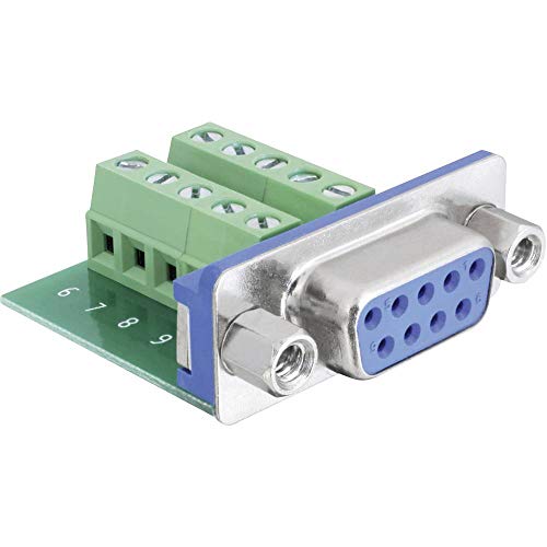 Delock Adapter Sub-D 9-polig Buchse zu Terminalblock 10-Polig von DeLOCK