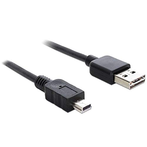 Delock Cable Easy-USB 2.0 TIPO-A USB 2.0 TIPO Mini-B M/M 5M Negro von DeLOCK