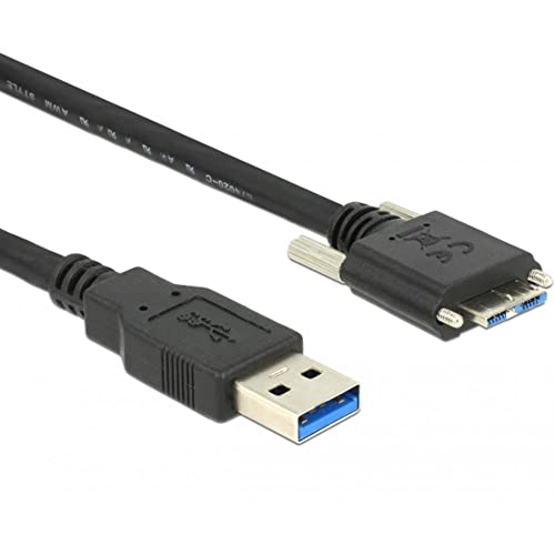 Delock Cable USB 3.0 to Micro-B 3M MIT Schrauben 3 M von DeLOCK