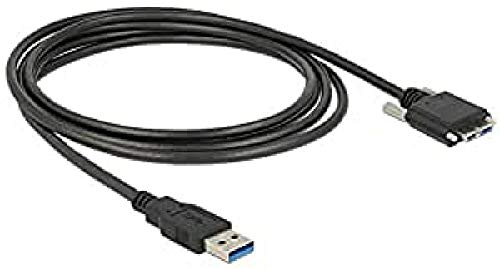 Delock Cable USB 3.0 to Micro-B 3M MIT Schrauben 3 M Delock Cable USB 3.0 to Micro-B 3M MIT Schrauben 3 M von DeLOCK