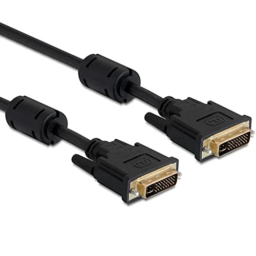 Delock DVI-Kabel (DVI 24+5 Stecke/Stecker, 2m) Schwarz von DeLOCK