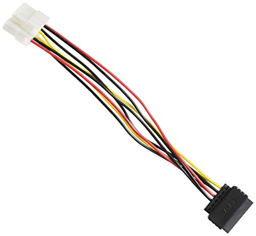 Delock Kabel Power SATA 15pin > 2X 4pin Molex Buchse 20cm Delock Kabel Power SATA 15pin > 2X 4pin Molex Buchse 20cm von DeLOCK