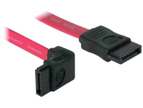 Delock Kabel SATA 50cm unten/gerade rot von DeLOCK