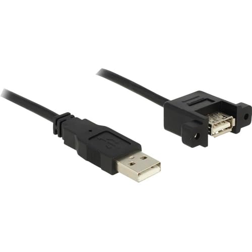 Delock Kabel USB 2.0 A Stecker > USB 2.0 A Buchse zum Einbau 1 m Schwarz Delock Kabel USB 2.0 A Stecker > USB 2.0 A Buchse zum Einbau 1 m Schwarz von DeLOCK